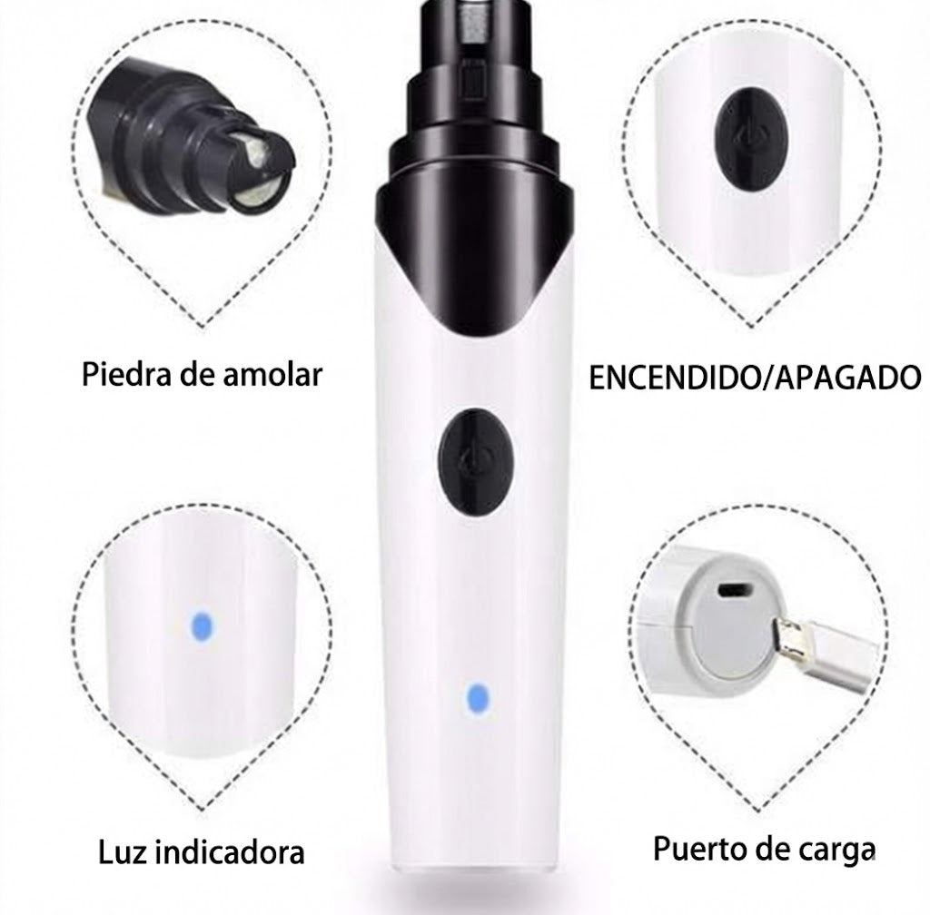 FurZap™ Precision-Grinder: Kit de Cuidado de Uñas Profesional (Set Completo)