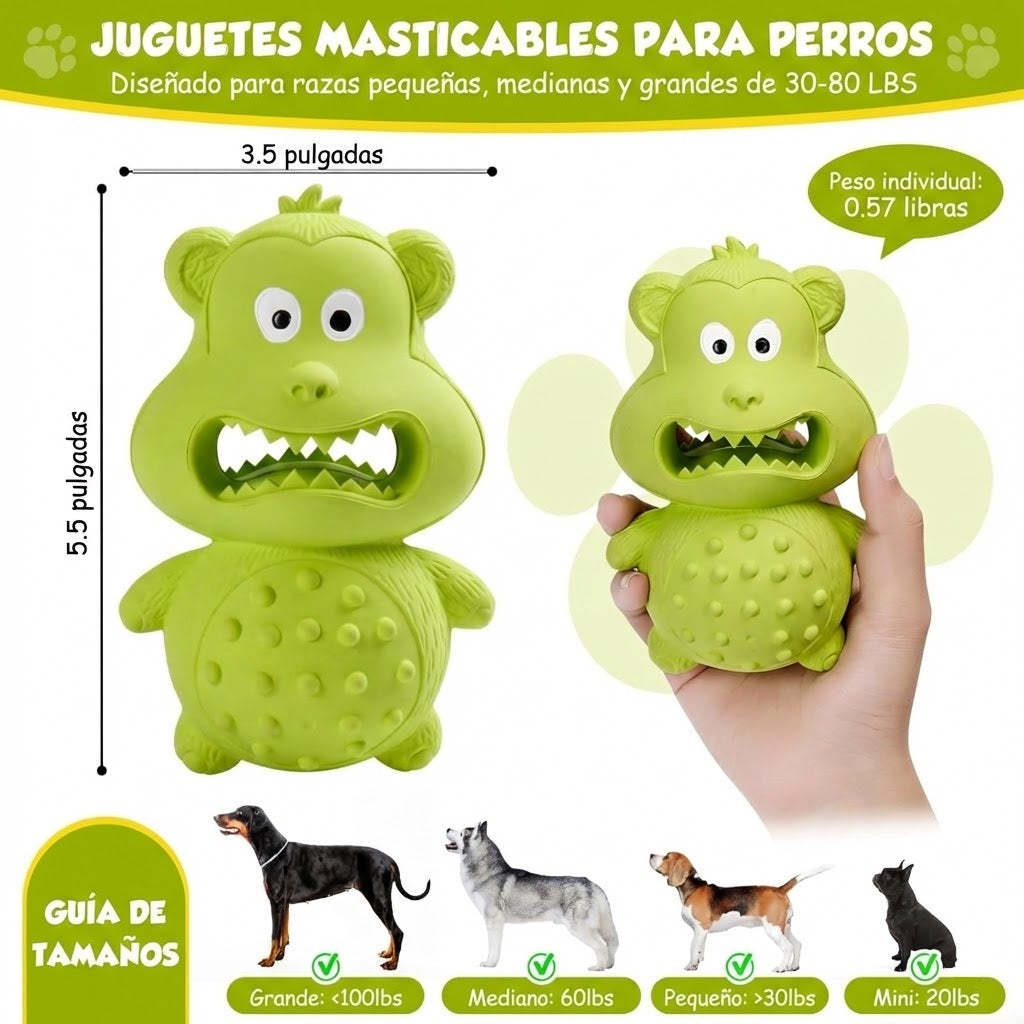 FurZap™ Titan-Monkey: El Juguete de Caucho Indestructible