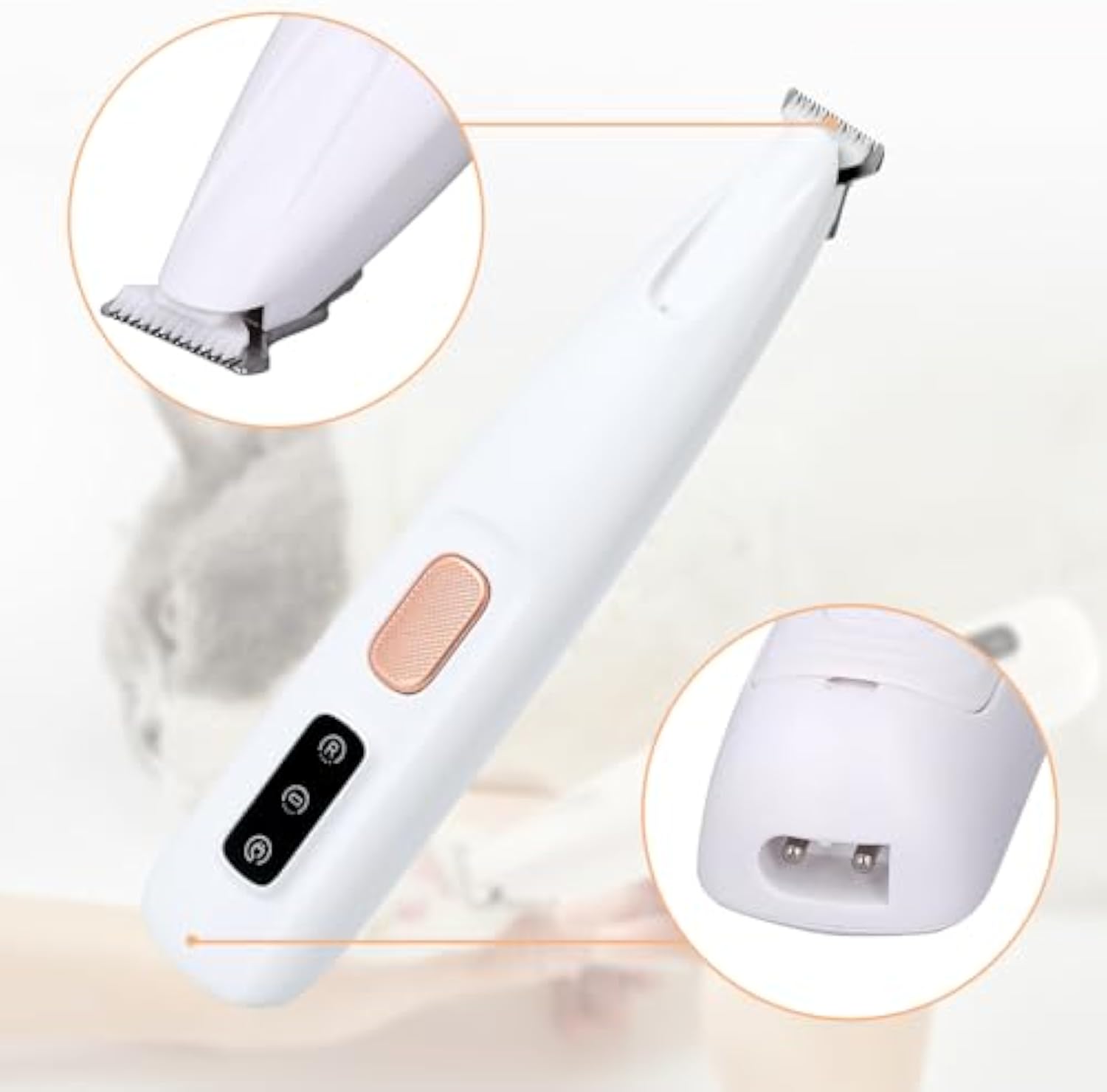 FurZap™ Paw-Trim Pro: Recortador de Precisión con Luz LED