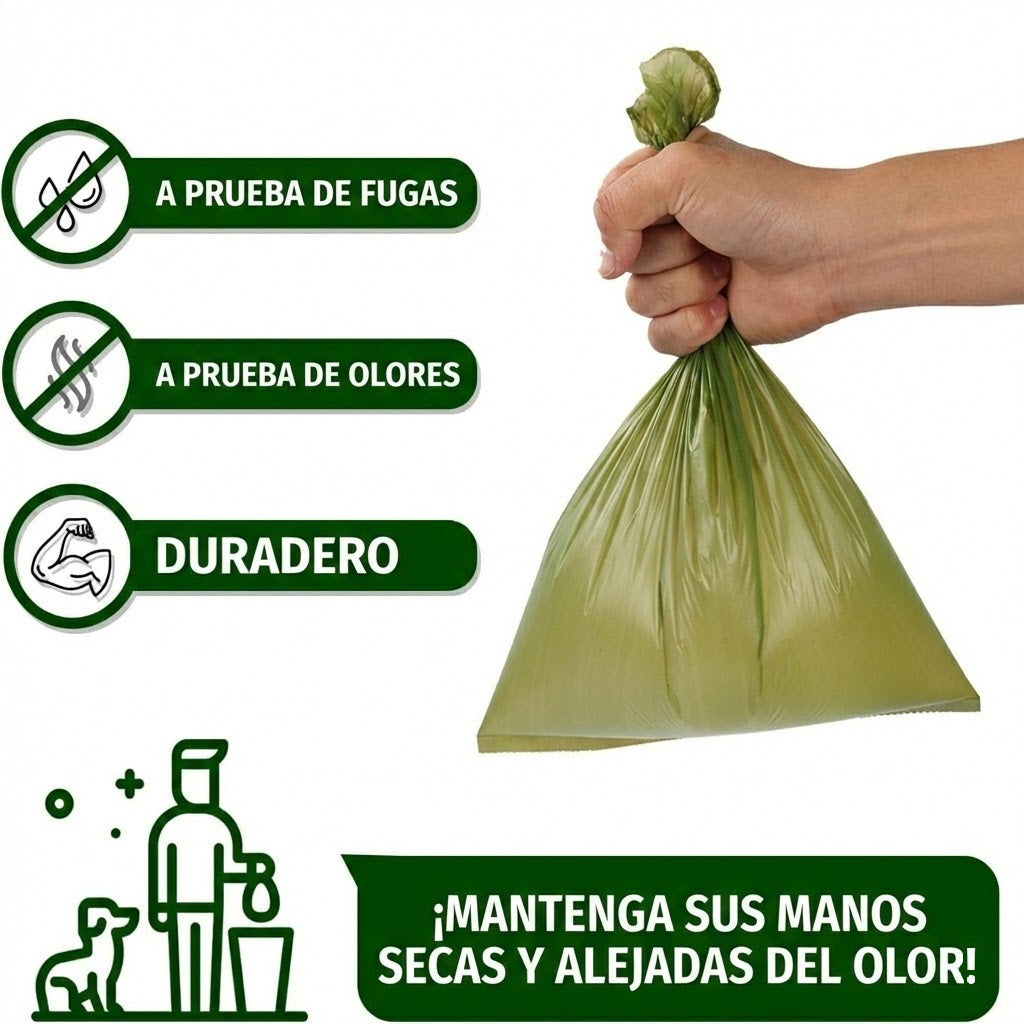 FurZap™ Eco-Clean: Bolsas para Excrementos Ultra-Resistentes (Pack 150)