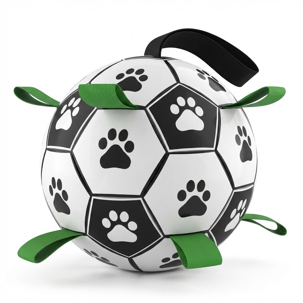 FurZap™ Aero-Soccer: El Balón Interactivo con Correas de Nylon